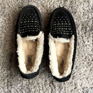 UGG Rhinestone Loafers, Size US 8